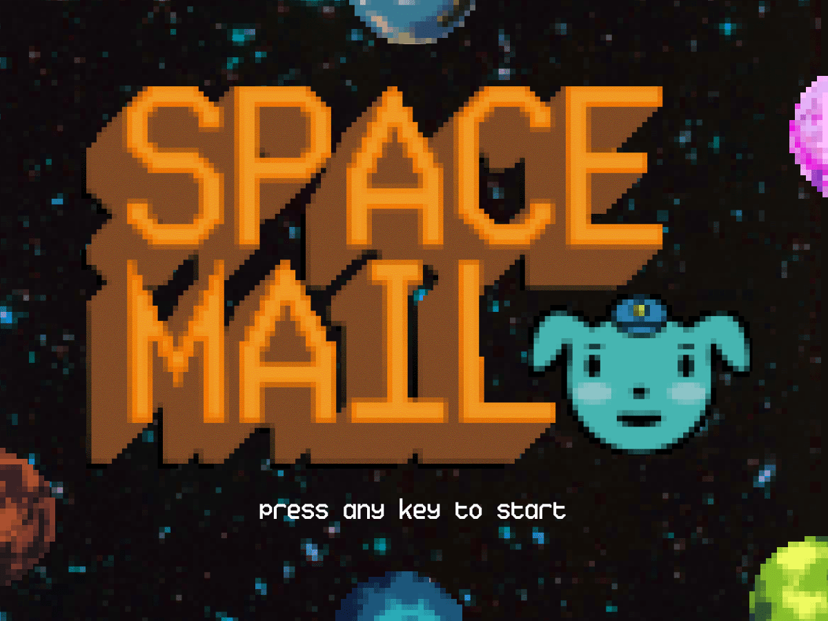 Preview graphic for SpaceMail, a game created by Jin-Hee Lee and team